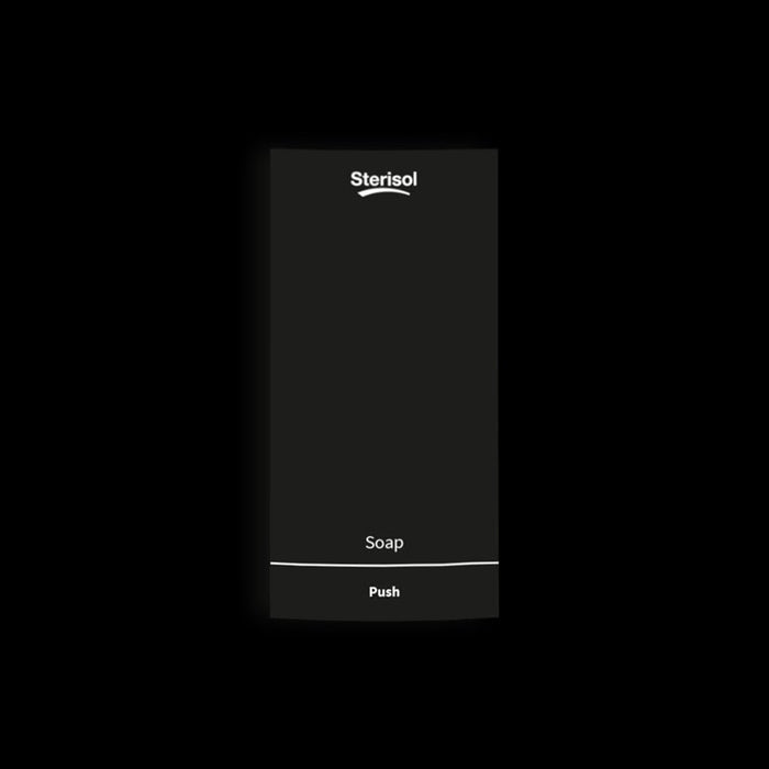 Sterisol Ecoline Dispenser - Soap - Zwart - Slim design