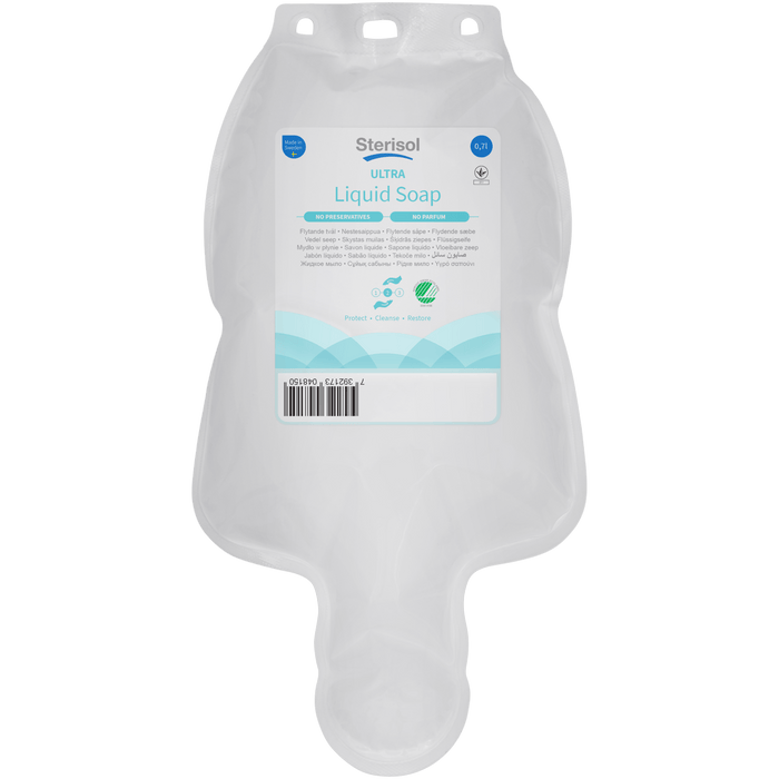 Sterisol ULTRA Vloeibare Zeep - 0,7L - Parfumvrij & Hypoallergeen