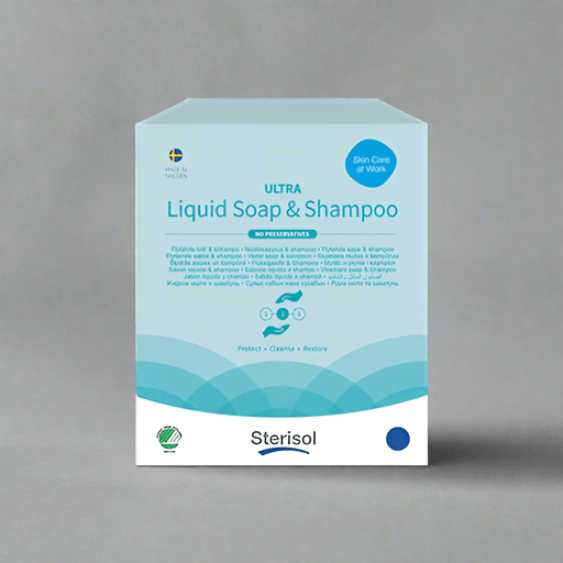 Sterisol ULTRA Vloeibare Zeep & Shampoo, 2,5L, Swan Label - KS Medical Group
