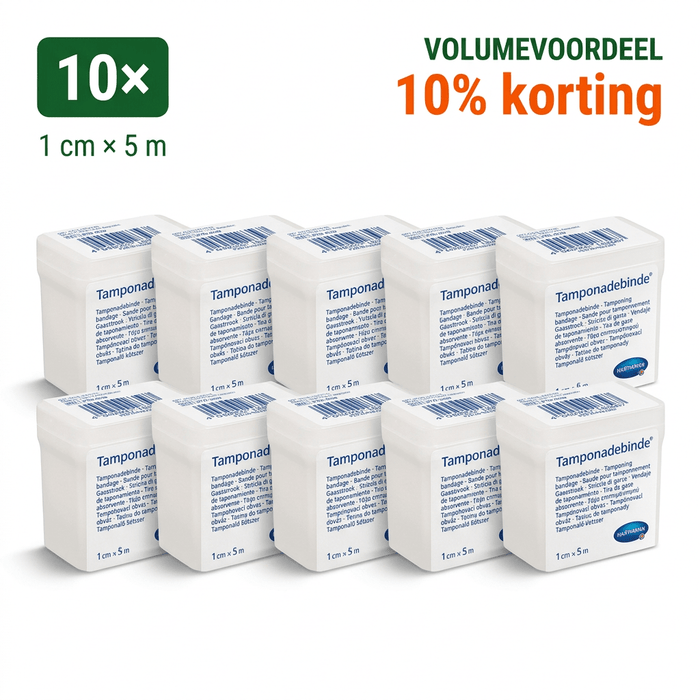 Tamponadezwachtel - 1cm x 5m - KS Medical Group