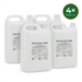 Transonic Clear vier harde containers in compacte blokopstelling met multipack-badge