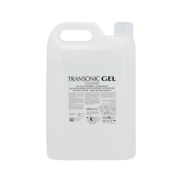 Transonic Ultrasound Gel Clear, 5000ml, Harde Container
