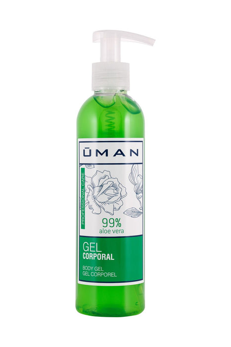 Uman - Aloë Vera Gel - Verkoelende Gel - 250ml. Verkoelende gel voor na IPL- en Laserbehandelingen.