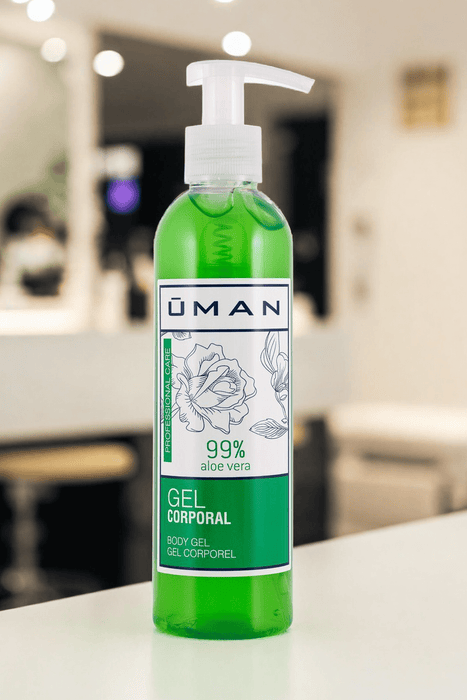 Uman - Aloë Vera Gel - Verkoelende Gel - 250ml. Verkoelende gel voor na IPL- en Laserbehandelingen.