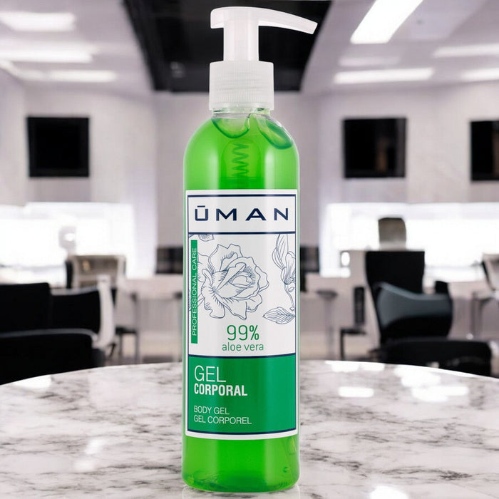 Uman - Aloë Vera Gel - Verkoelende Gel - 250ml. Verkoelende gel voor na IPL- en Laserbehandelingen.