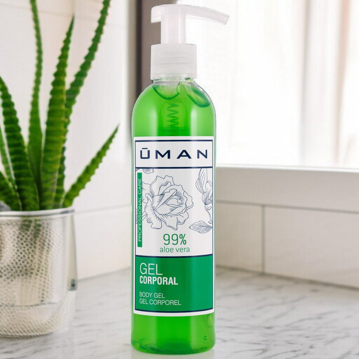 Uman - Aloë Vera Gel - Verkoelende Gel - 250ml. Verkoelende gel voor na IPL- en Laserbehandelingen.