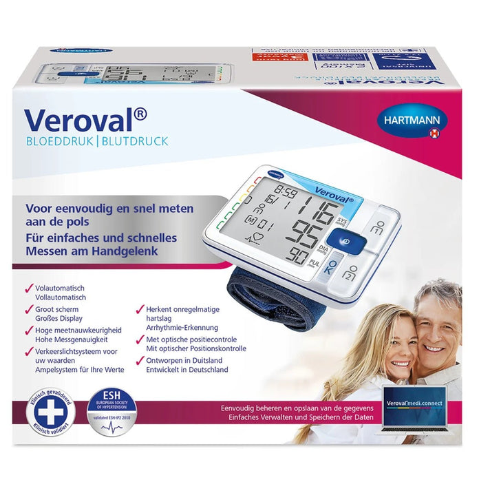 Veroval Premium - polsbloeddrukmeter - manchet 12,5 - 21 cm
