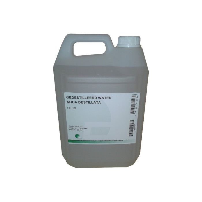 Water gedemineraliseerd (gedestilleerd) - 5 liter