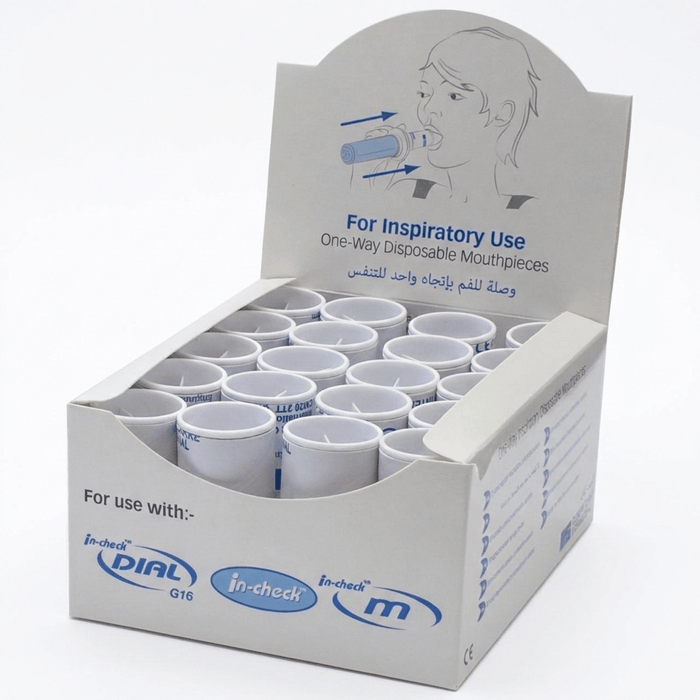 Wegwerp mondstuk voor In - check Dial G16 20st - KS Medical Group