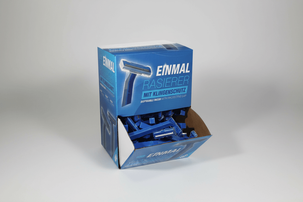 Wegwerp scheermesjes in dispenser - 100 stuks - disposable - KS Medical Group