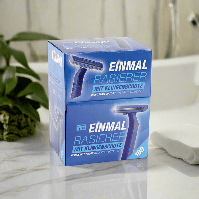 Wegwerp Scheermesjes – 100 stuks in Dispenser – Disposable en Hygiënisch