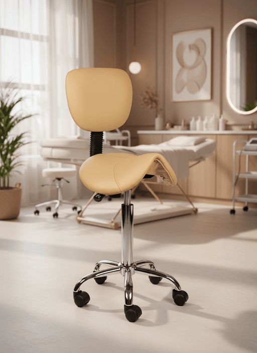 Zadelkruk met rugleuning - Standaard - Beige - KS Medical Group