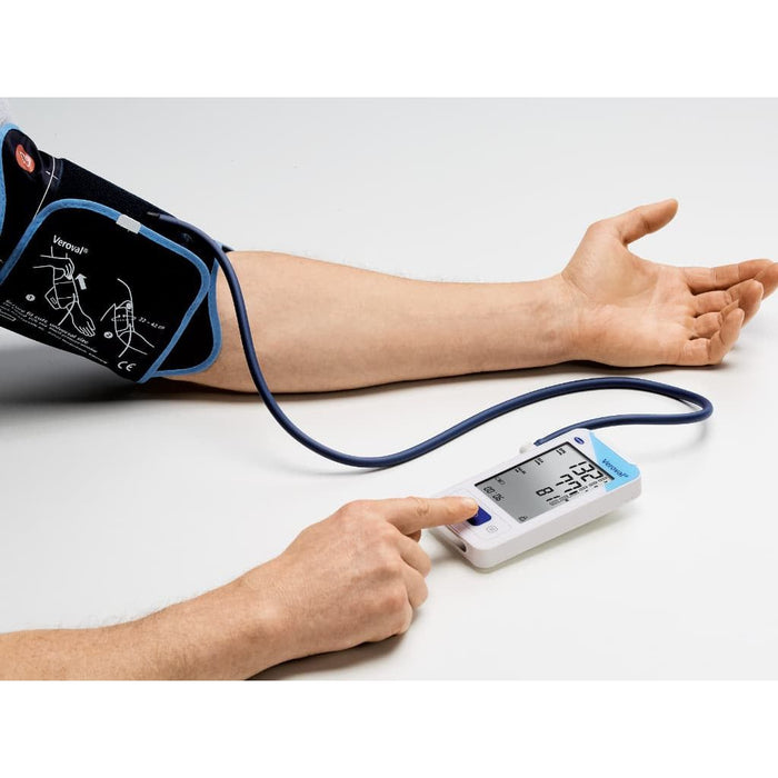 Veroval EKG- und Oberarm-Blutdruckmessgerät Universalgröße 22-42 cm