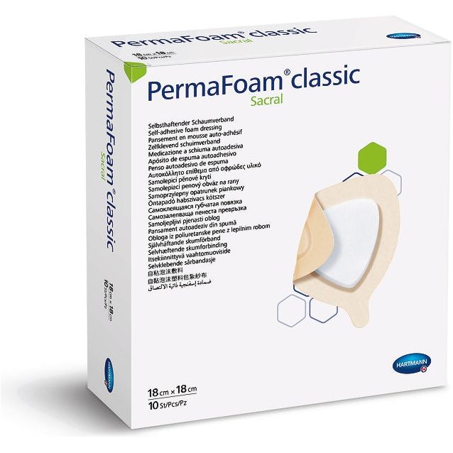 Hartmann Permafoam Classic Sacral foam bandage 22.5 x 22.5cm