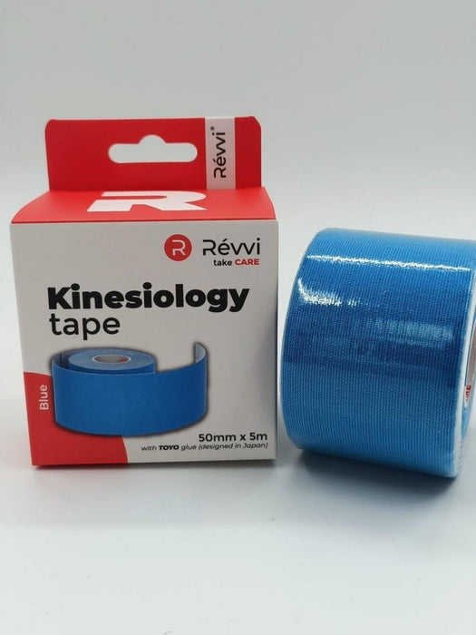 Revvi kinesiotape blauw 5cm x 5 meter