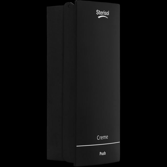 Sterisol Ecoline Dispenser Black Creme, schlankes Design