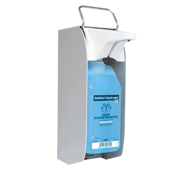 Touchless alluminium dispenser voor 350 / 500ml flacons