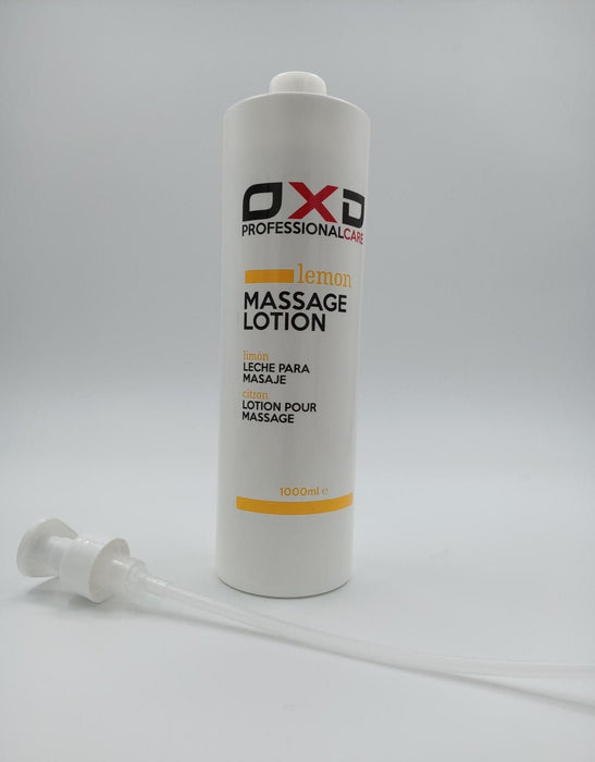 OXD Professional Care - Massage Lotion - Lemon 5000ml - KS Medical Group - Frisse, verzorgende lotion voor professioneel gebruik. Huidvriendelijk en effectief, geschikt voor gebruik in fysiotherapie of wellness en sport massage.